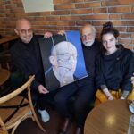 Dimitrije Popović s Goranom Grgićem i njegovom kčerkom Katarinom Krešić